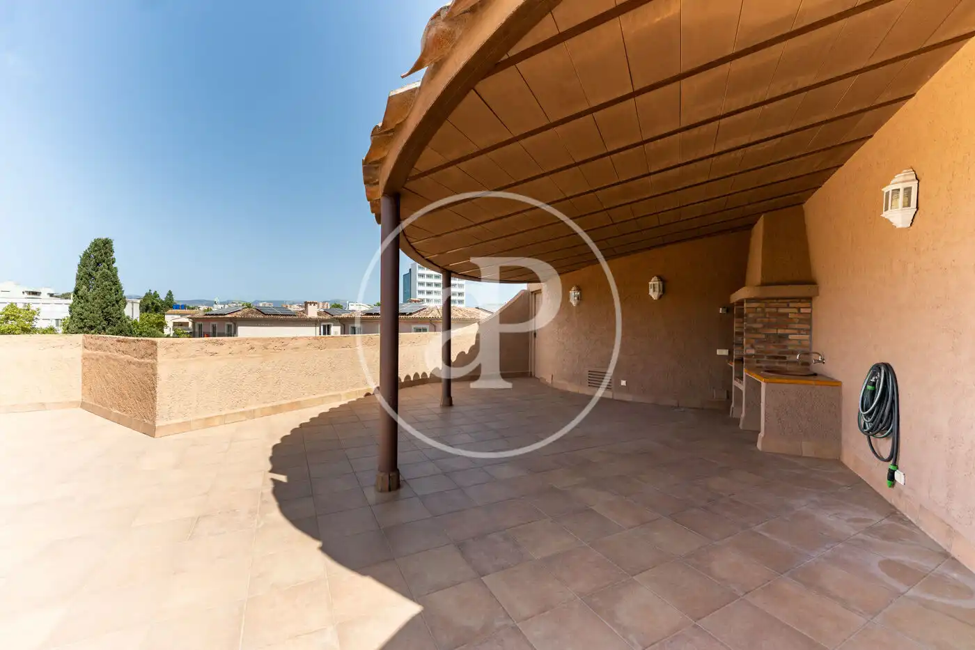 Terrassa de Àtic de lloguer en  Palma de Mallorca amb Aire condicionat, Calefacció i Jardí privat