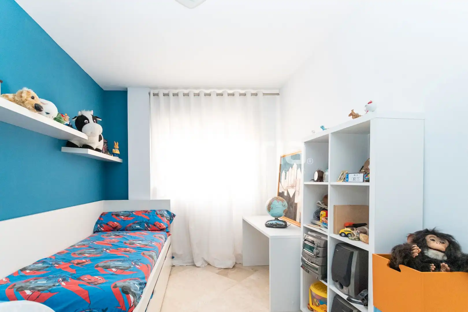 Schlafzimmer von Wohnung zum Verkauf in La Font de la Figuera mit Klimaanlage, Terrasse und Ofen