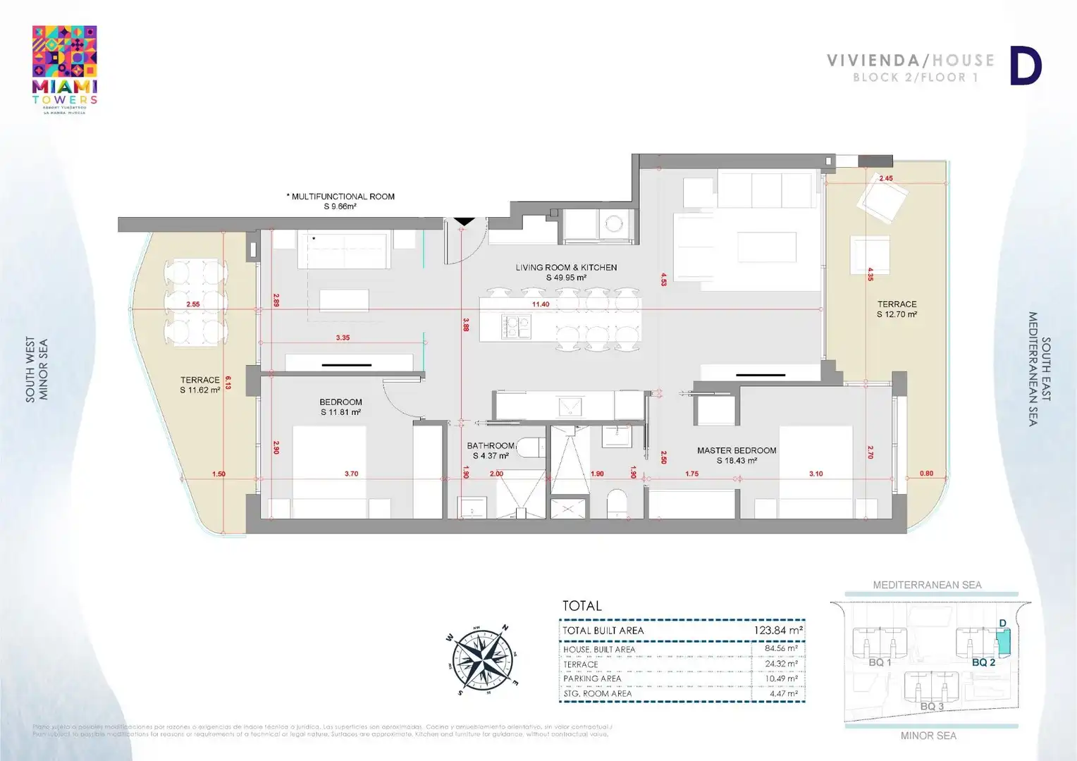 Apartament en venda en La Manga del Mar Menor