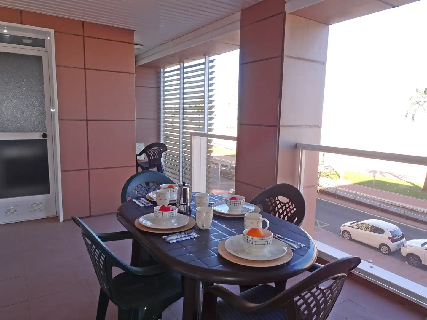 Terraza de Apartamento de alquiler en Gandia con Terraza, Amueblado y Horno