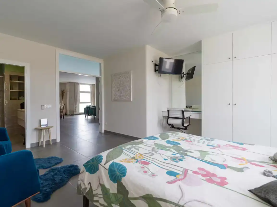 Dormitori de Apartament de lloguer en Las Palmas de Gran Canaria amb Aire condicionat, Calefacció i Parquet