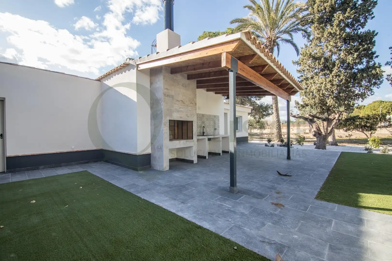 Terraza de Casa o chalet en venta en Mutxamel con Calefacción, Jardín privado y Terraza