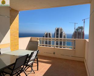 Terrassa de Apartament de lloguer en Benidorm amb Aire condicionat i Terrassa