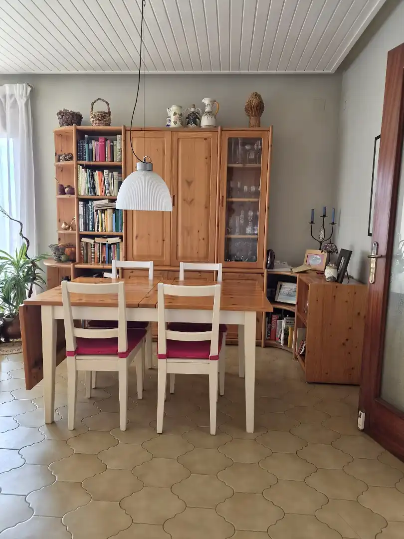 Comedor de Casa o chalet en venta en Pineda de Mar con Calefacción, Jardín privado y Parquet