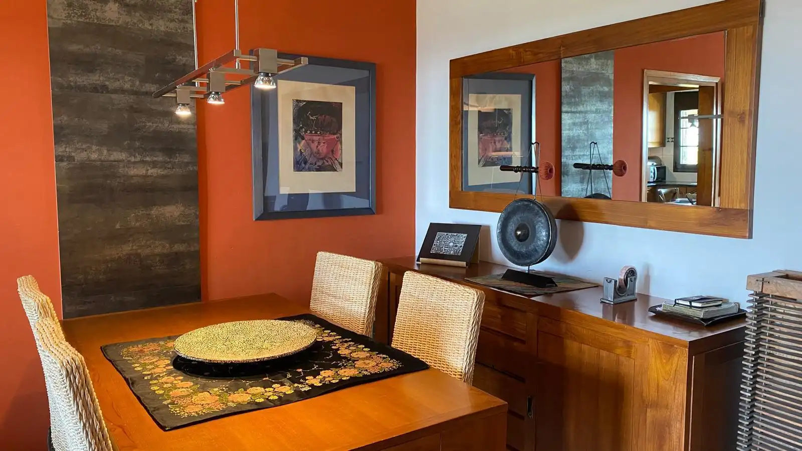 Dining room of Flat for sale in Berga  with Heating, Terrace and Furnished