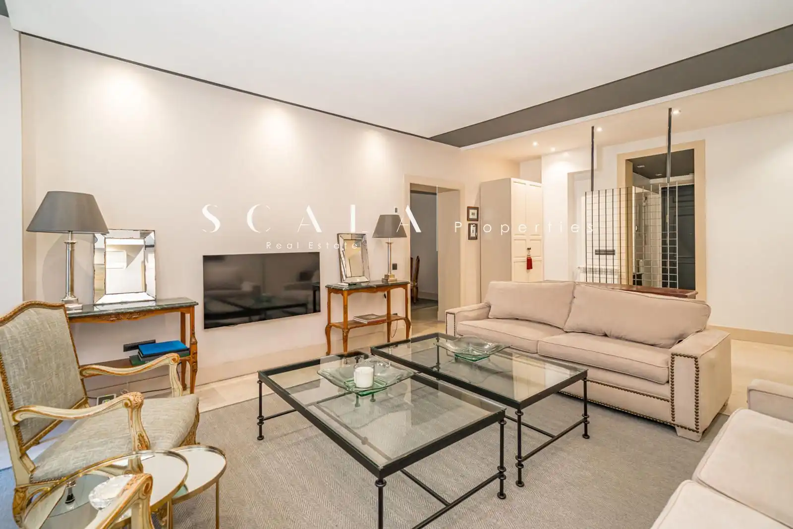 Living room of Duplexes for rent in Madrid  with Air Conditioner, Heating and Terrace