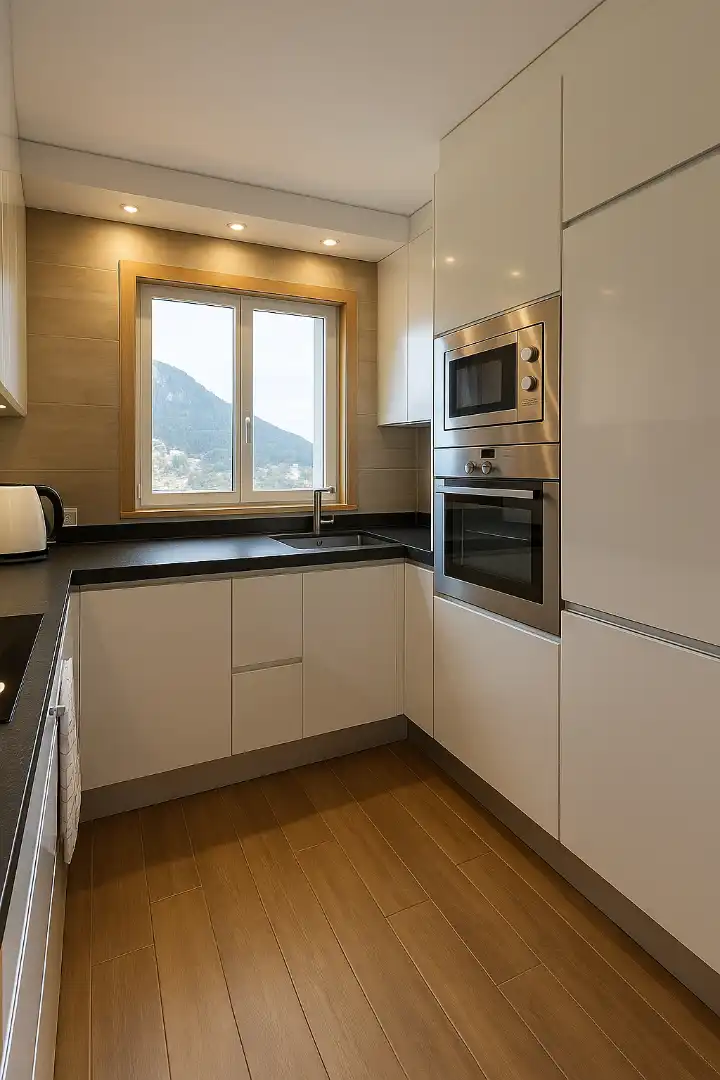 Kitchen of Apartments for sale in Sóller  with Air Conditioner, Parquet flooring and Furnished