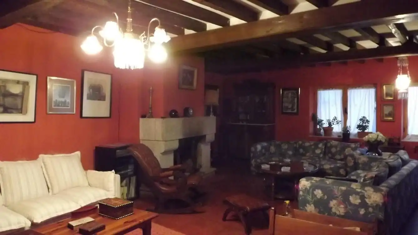 Living room of Houses for sale in Monterrubio de Armuña  with Private garden, Terrace and Storage room