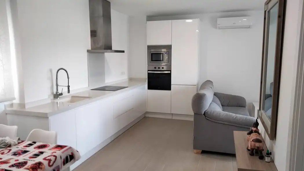 Cuina de Apartament en venda en Xeraco amb Aire condicionat, Terrassa i Traster