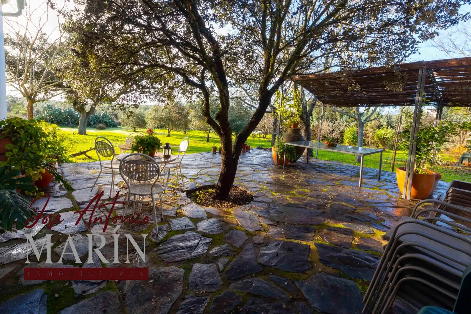 Garten von Country house zum Verkauf in Badajoz mit Privatgarten, Abstellraum und Schwimmbad