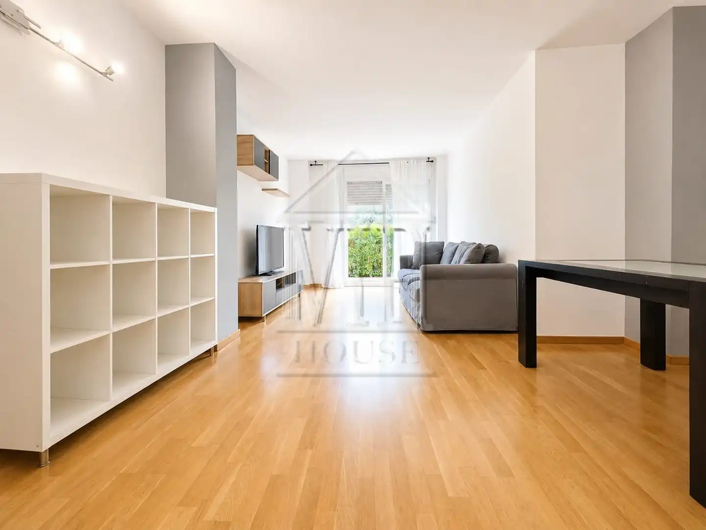 Sala de estar de Piso en venta en Badalona con Aire acondicionado, Calefacción y Parquet