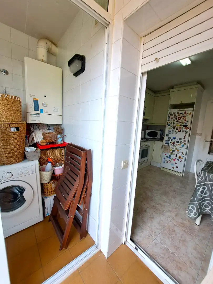 Kitchen of Flat for sale in Mataró  with Heating, Oven and Balcony