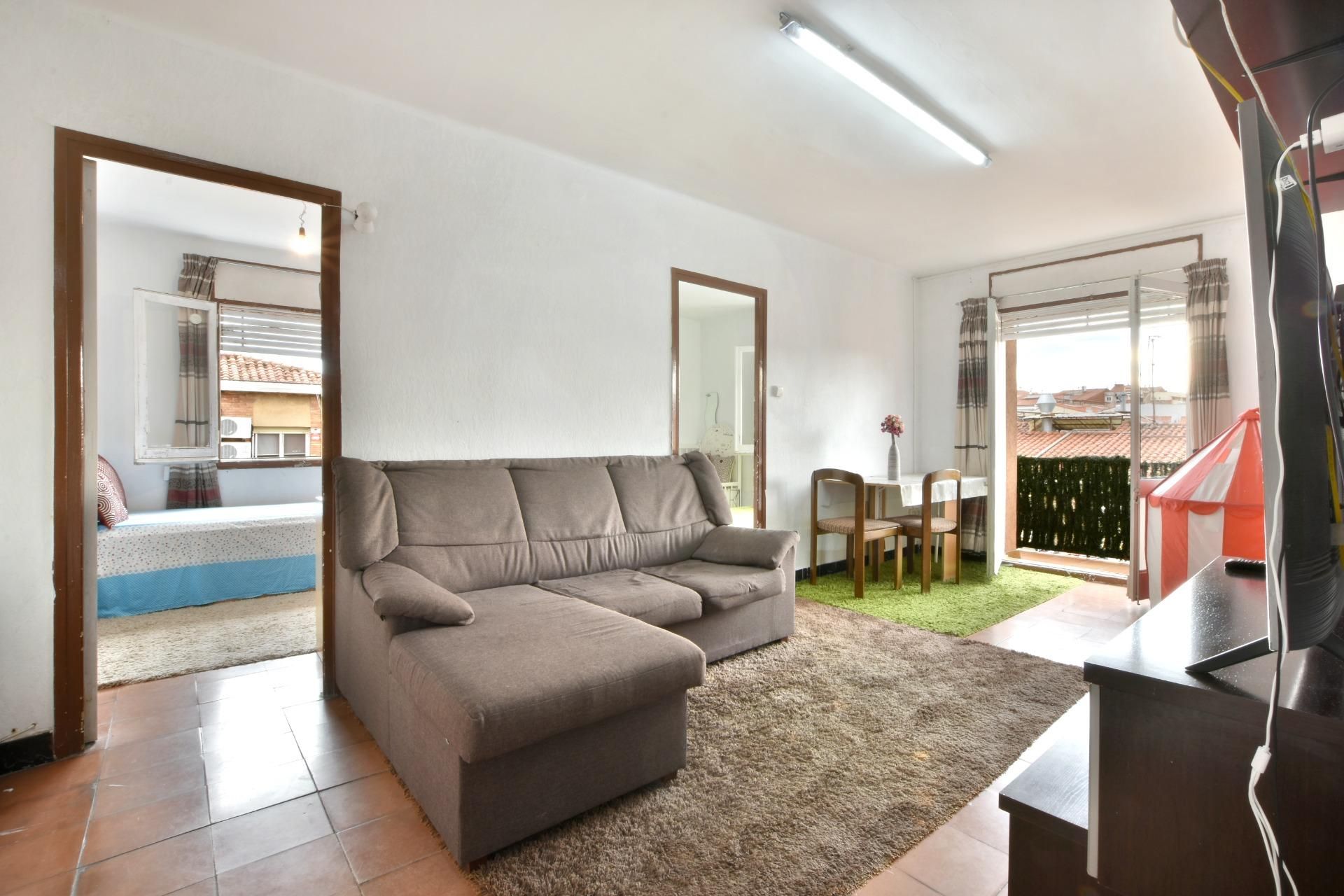 Living room of Attic for sale in Terrassa  with Terrace and Balcony