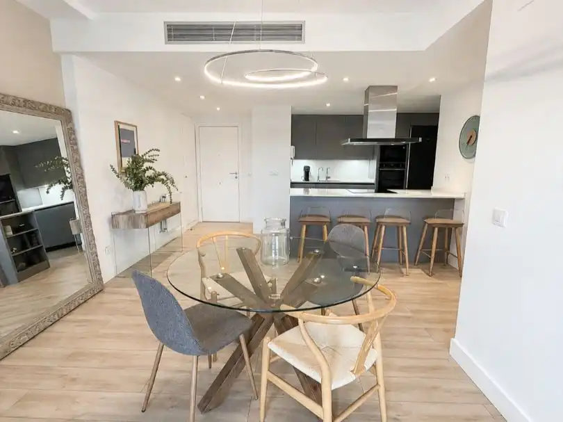 Esszimmer von Wohnung zum Verkauf in Las Rozas de Madrid mit Klimaanlage, Terrasse und Schwimmbad