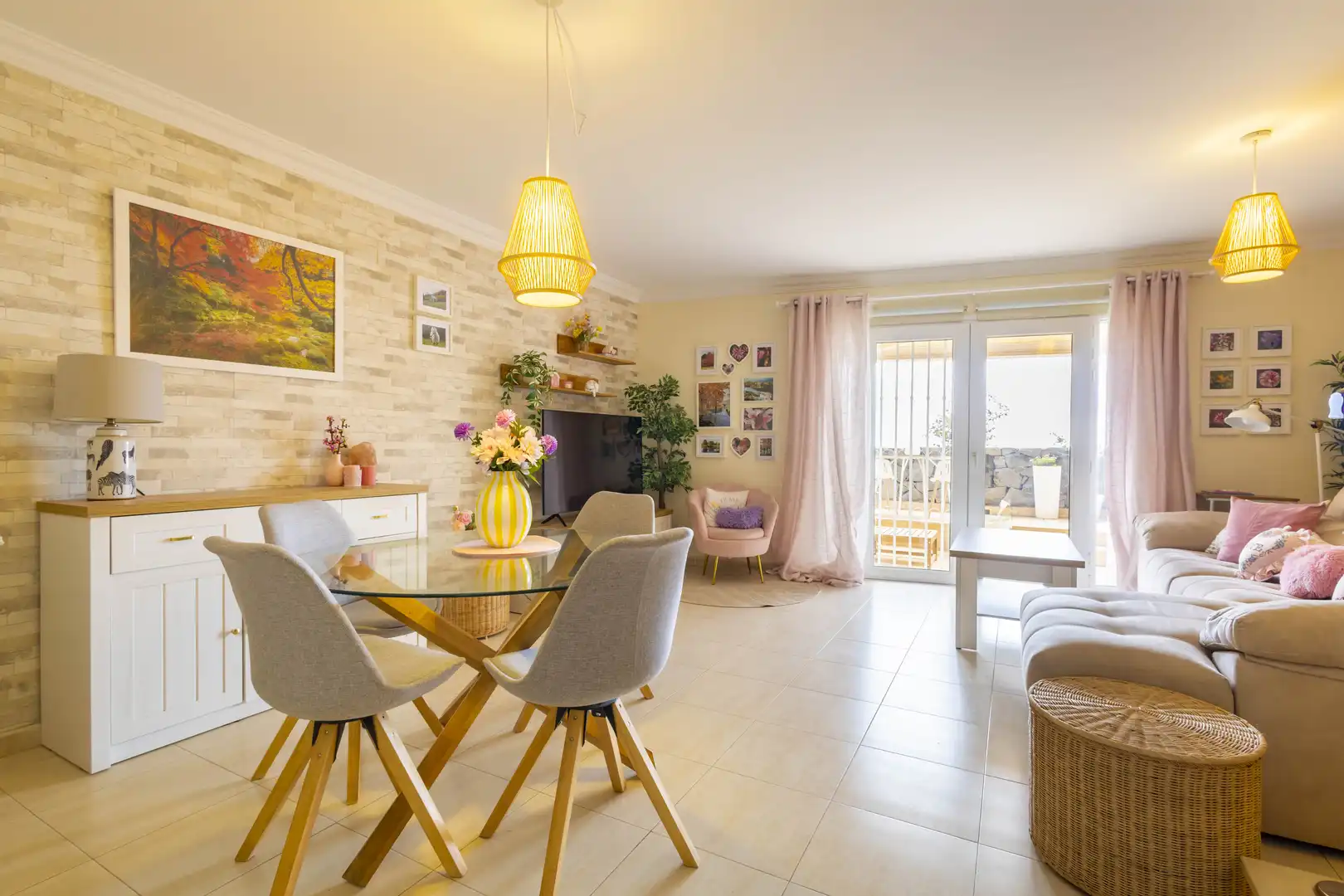 Menjador de Casa adosada en venda en  Santa Cruz de Tenerife Capital amb Terrassa