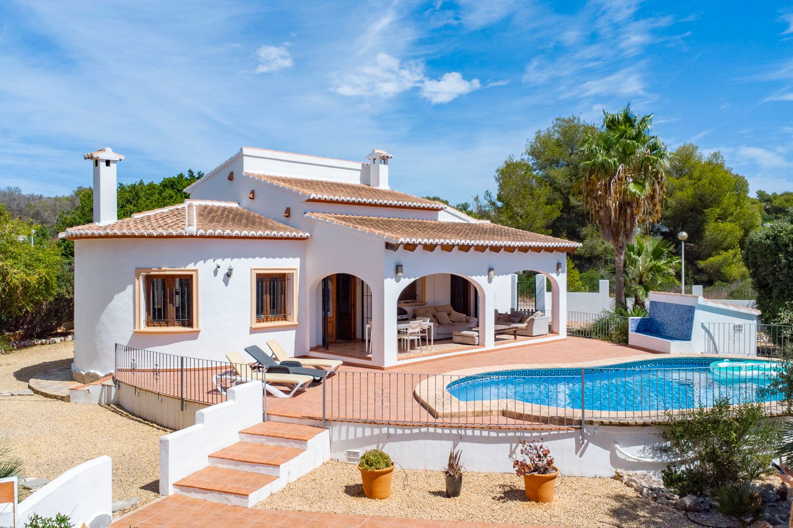 Vista exterior de Casa o chalet en venta en Jávea / Xàbia con Calefacción y Piscina