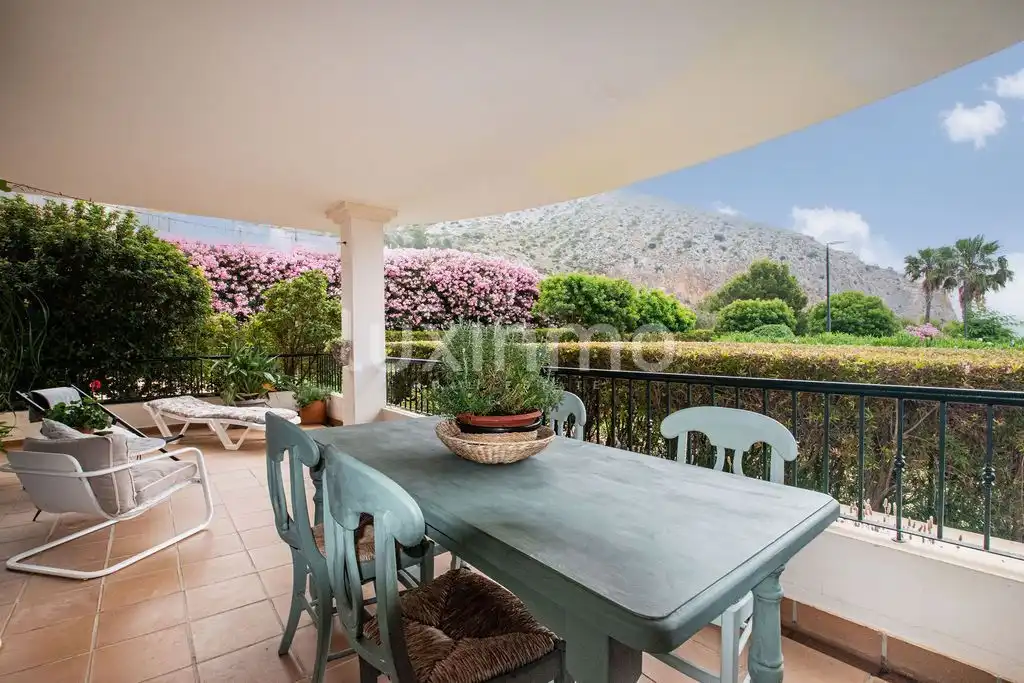 Terrasse von Erdgeschoss zum Verkauf in Altea mit Klimaanlage, Privatgarten und Terrasse
