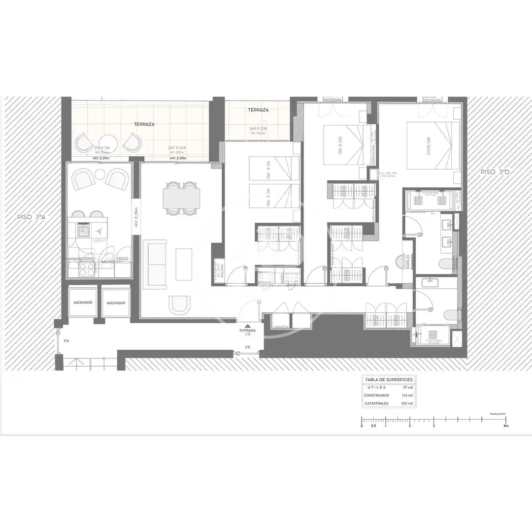 Flat for sale in Madrid  with Air Conditioner, Heating and Terrace