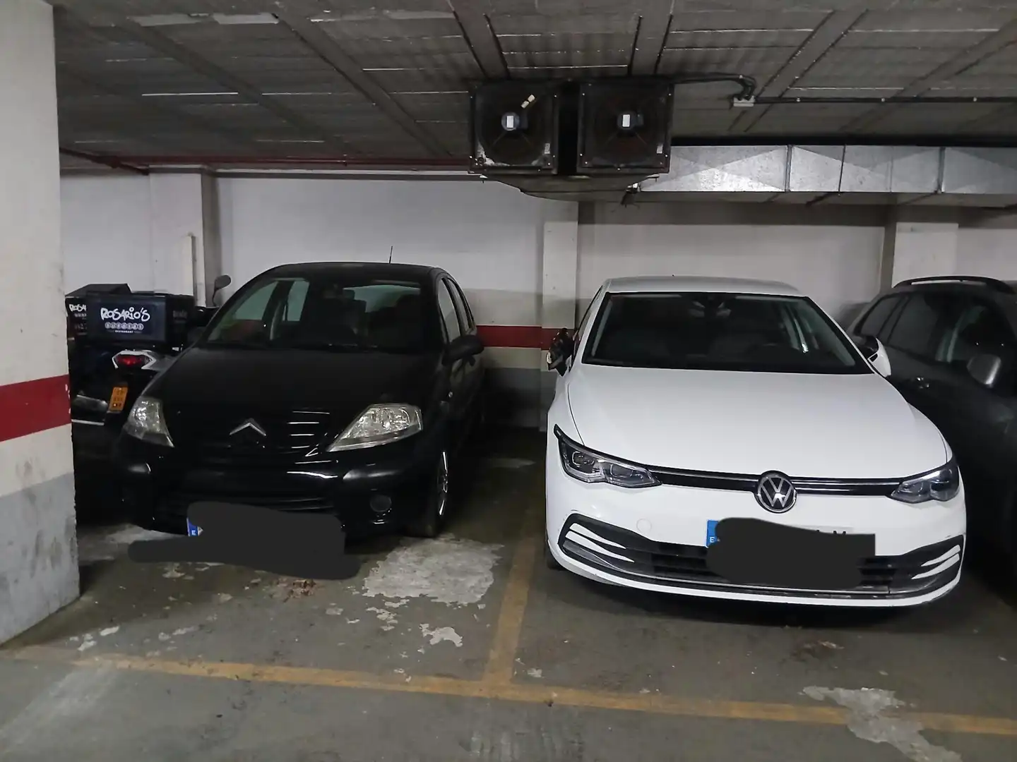 Parkplatz von Wohnung zur Miete in Málaga mit Klimaanlage und Alarm