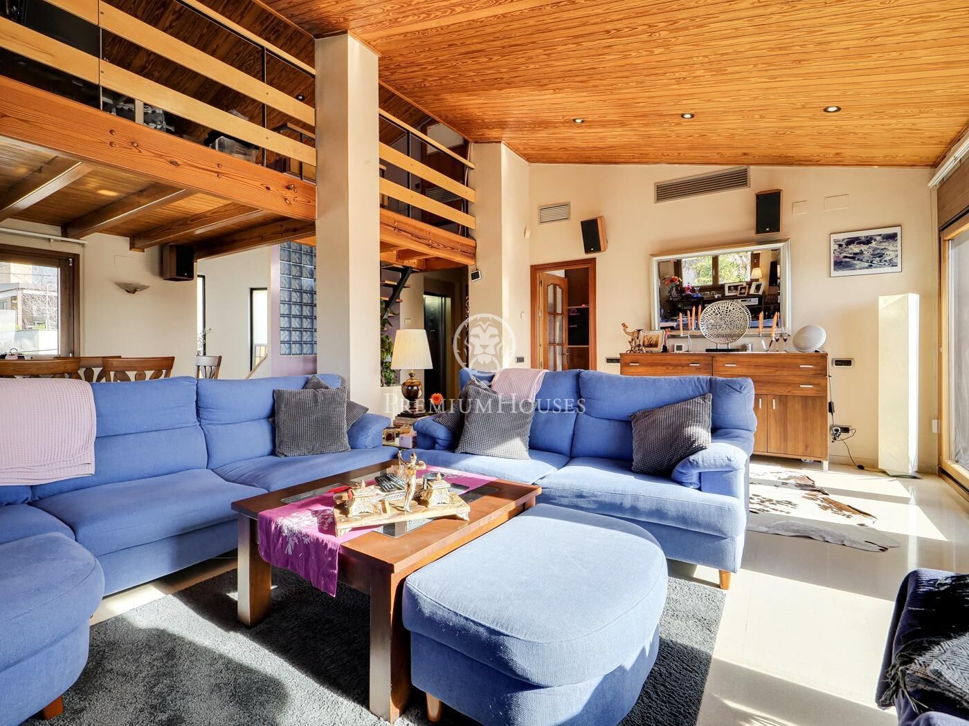 Living room of House or chalet for sale in Olesa de Montserrat  with Air Conditioner, Heating and Private garden
