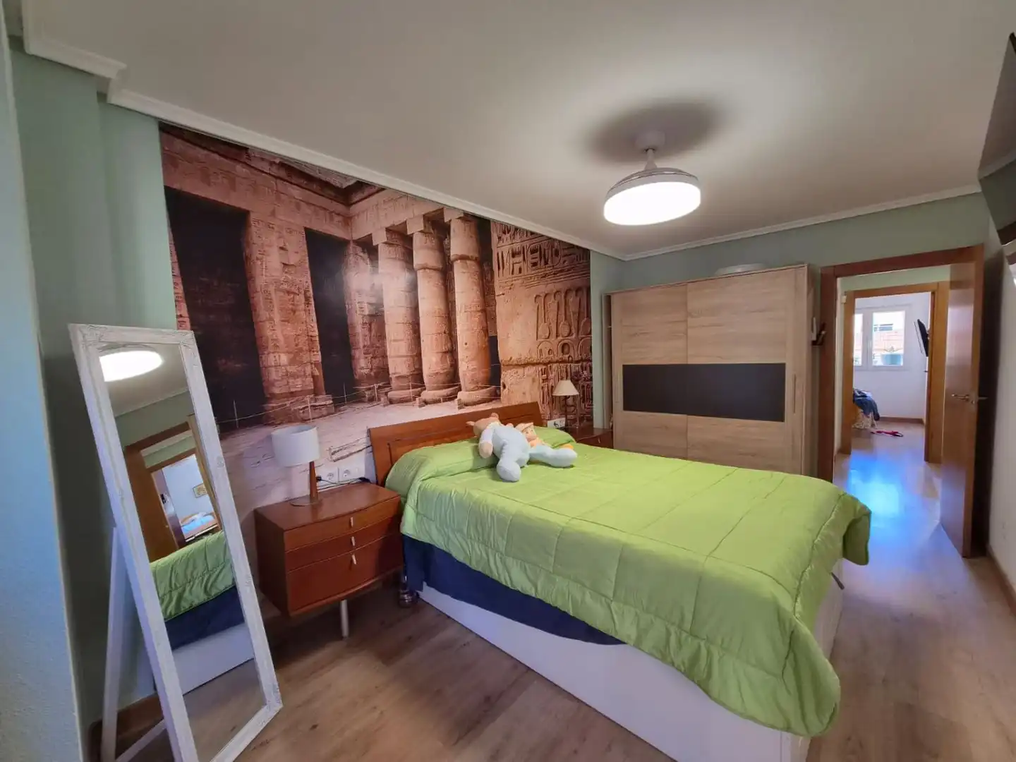 Schlafzimmer von Wohnung zur Miete in Águilas mit Klimaanlage und Balkon