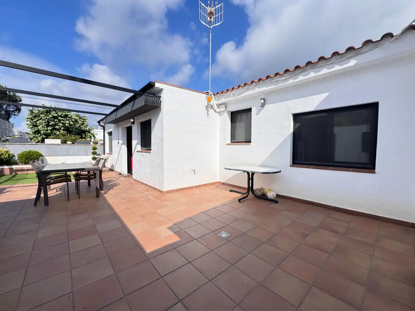 Terraza de Casa adosada en venta en Blanes con Aire acondicionado, Calefacción y Jardín privado