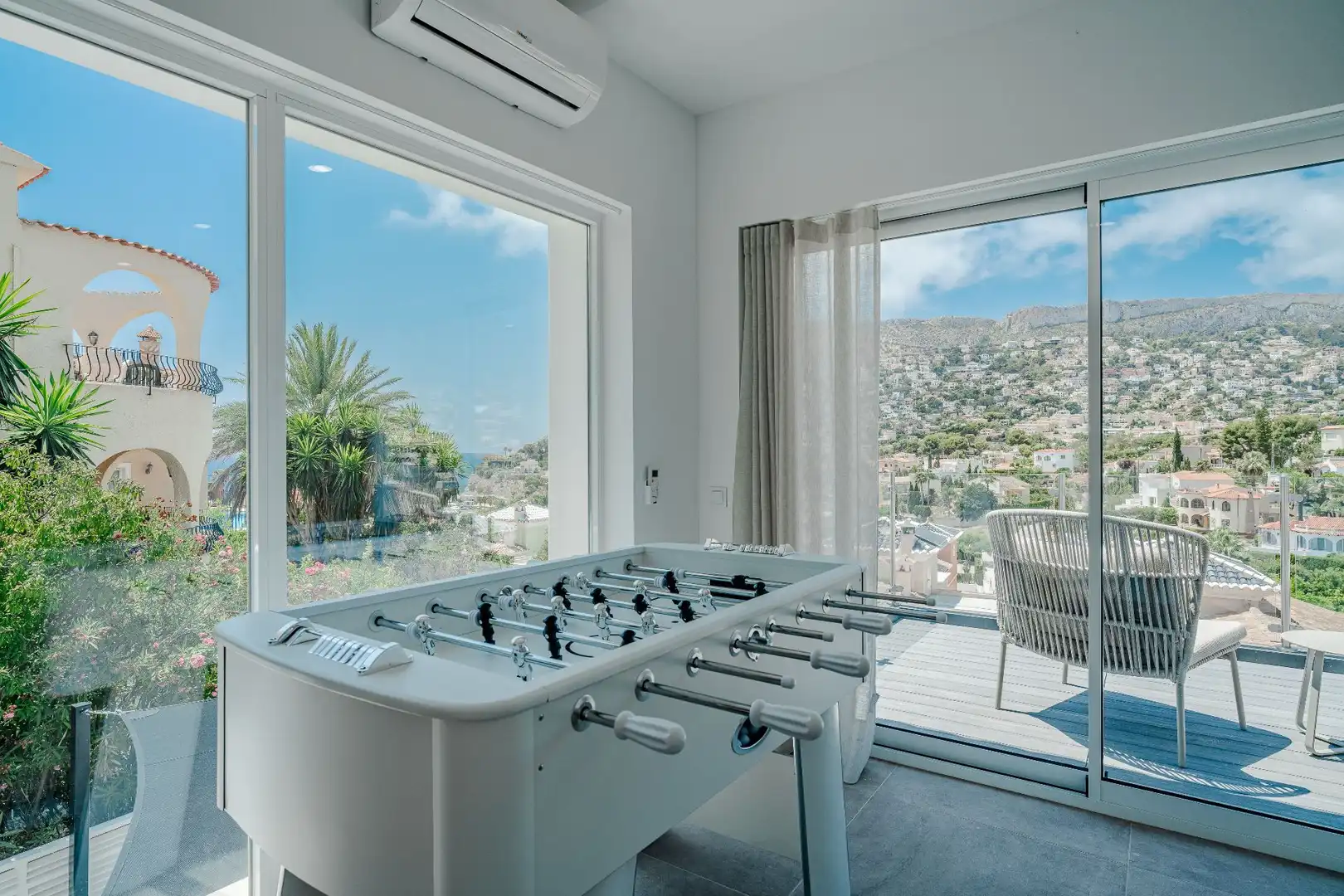 Terraza de Casa o chalet en venta en Calpe / Calp con Aire acondicionado, Jardín privado y Terraza