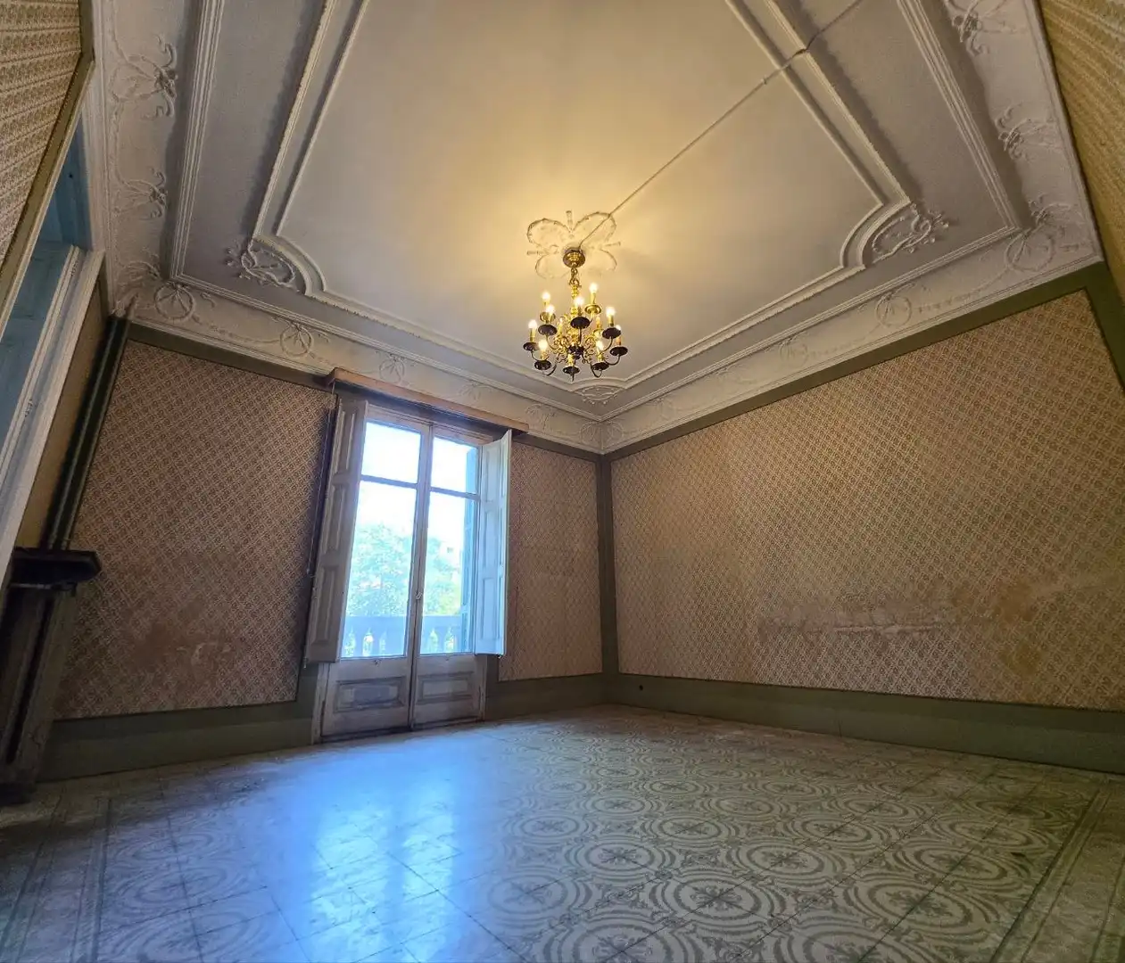 Sala de estar de Piso en venta en Barcelona con Calefacción, Trastero y Balcón