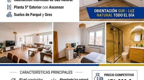 Foto 2 de Piso en venta en Calle Calle Juan de Vega, San Mamés - La Palomera, León Capital
