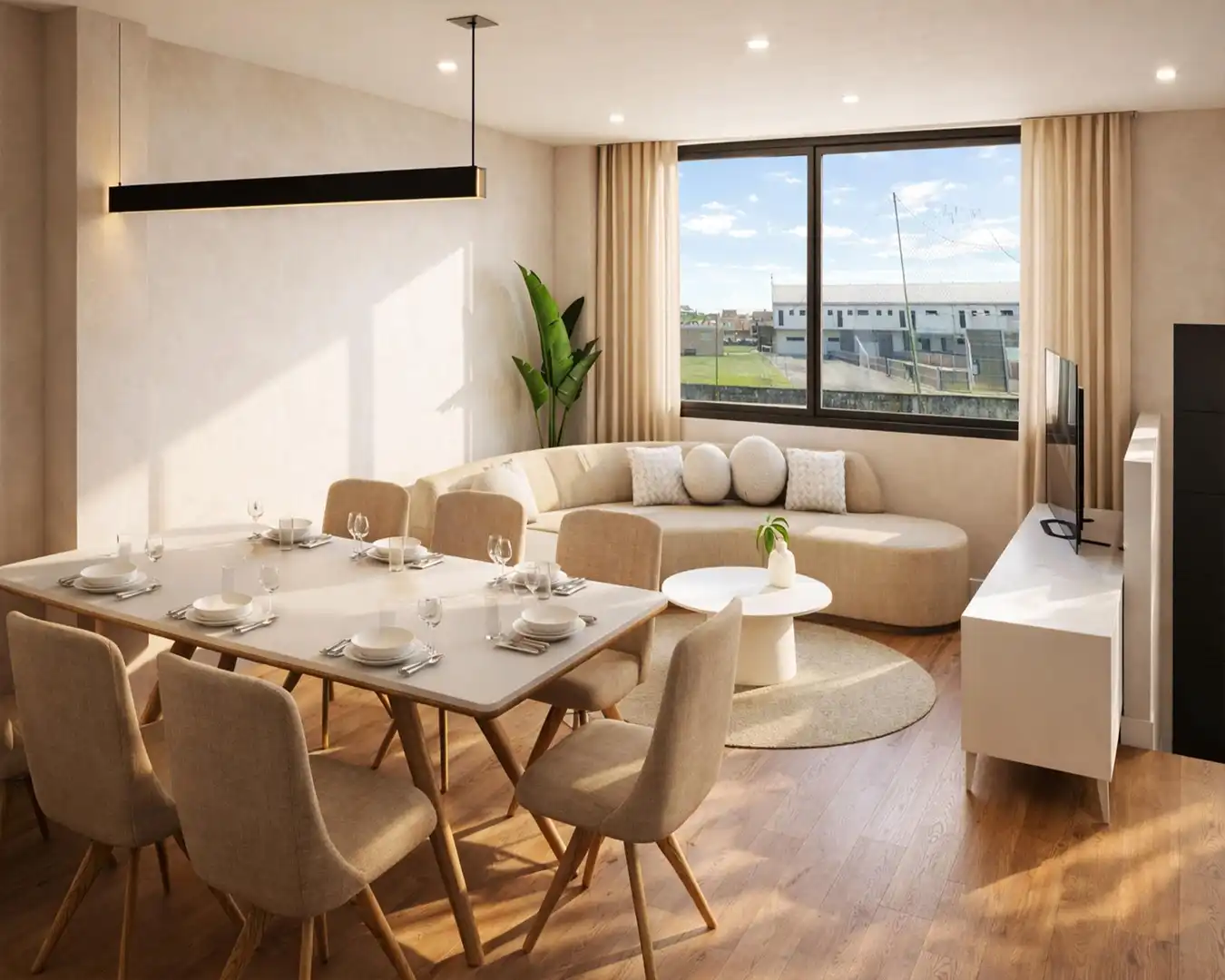 Living room of Flat for sale in Vilanova de Arousa  with Heating