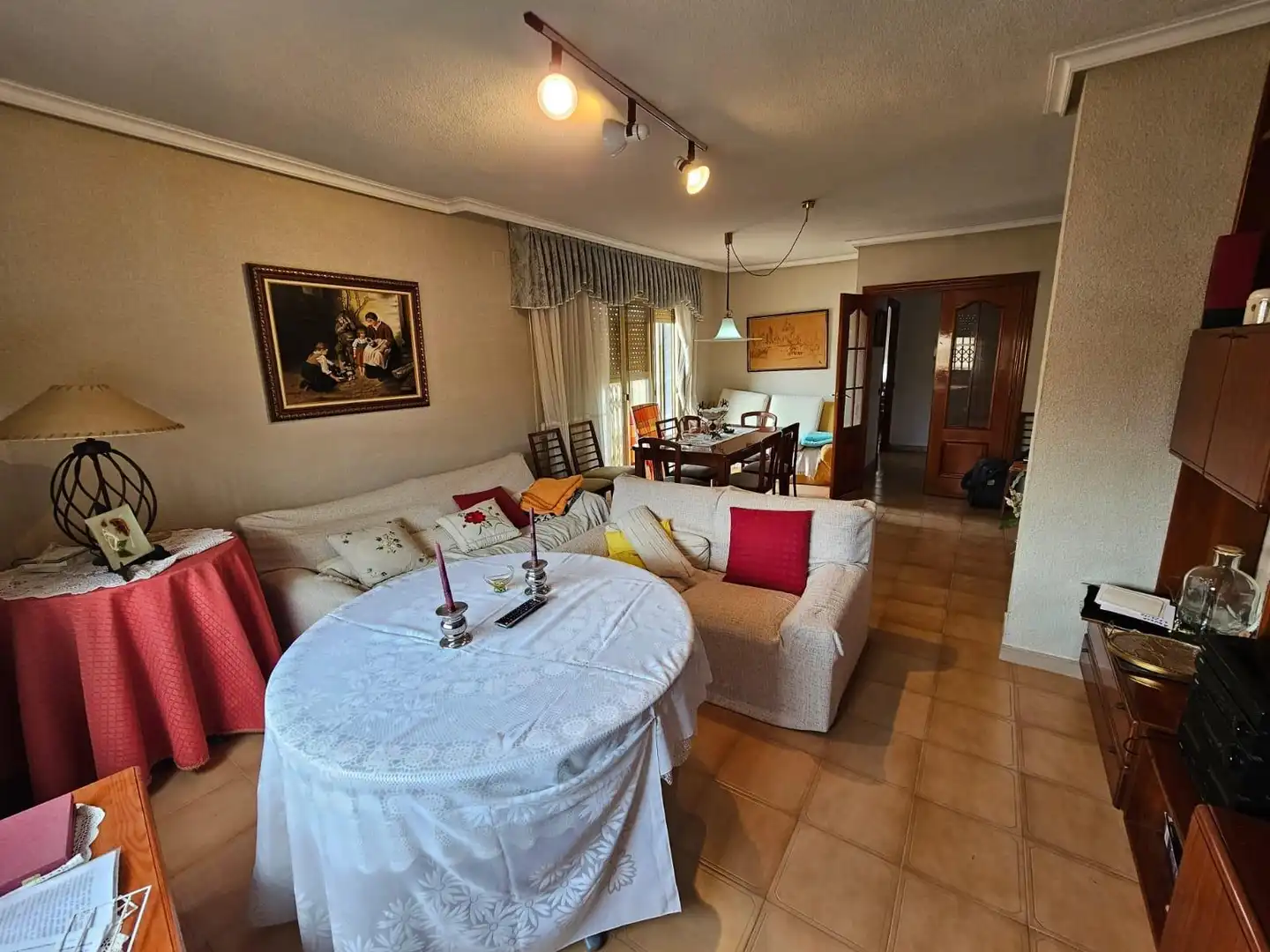 Living room of Houses for sale in Murcia  with Air Conditioner, Terrace and Furnished