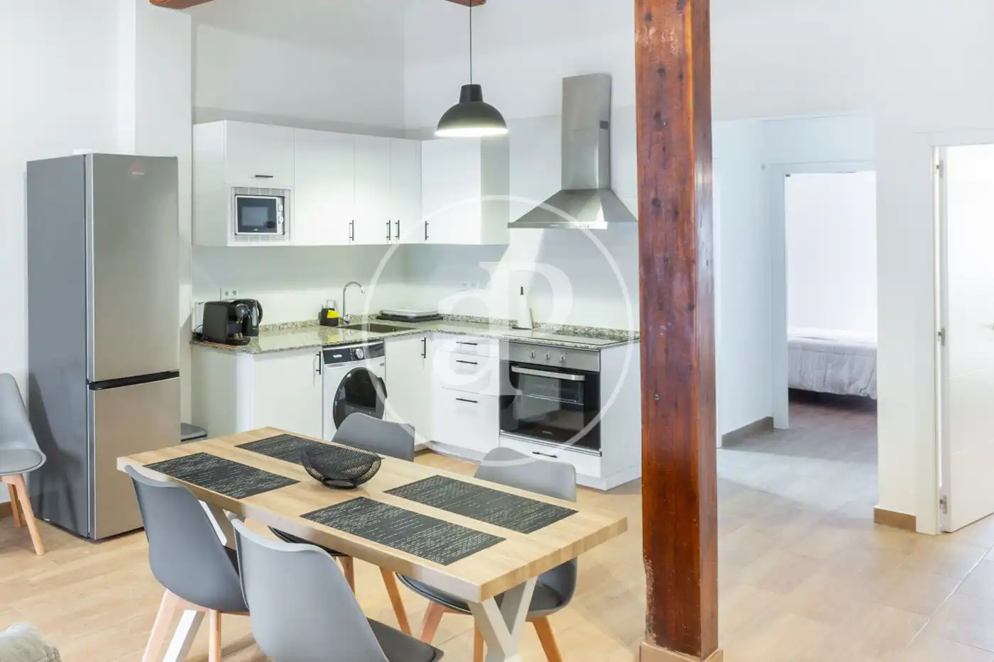 Kitchen of Flat for sale in Valencia  with Heating, Terrace and Furnished