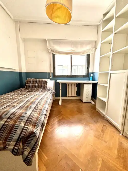 Bedroom of Flat for rent in Madrid  with Heating, Parquet flooring and Terrace