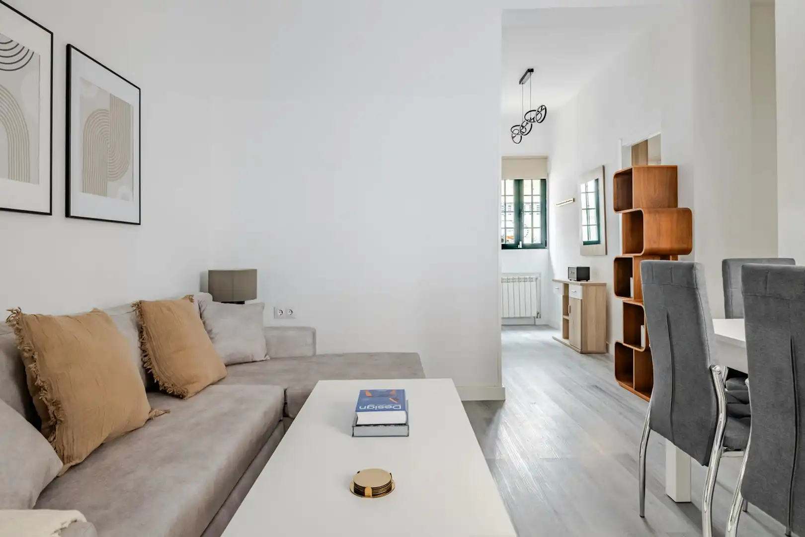 Sala d'estar de Pis de lloguer en Barrio de Salamanca