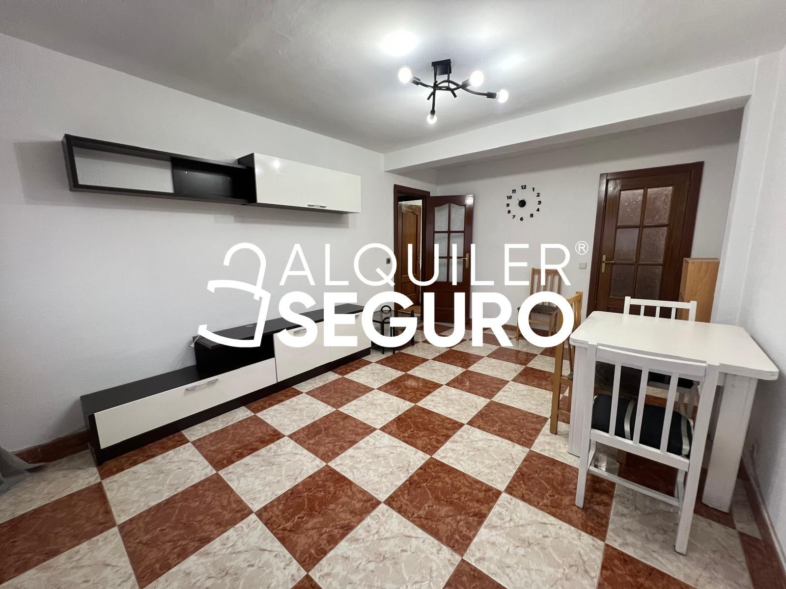 Living room of Flat to rent in  Madrid Capital  with Air Conditioner and Heating