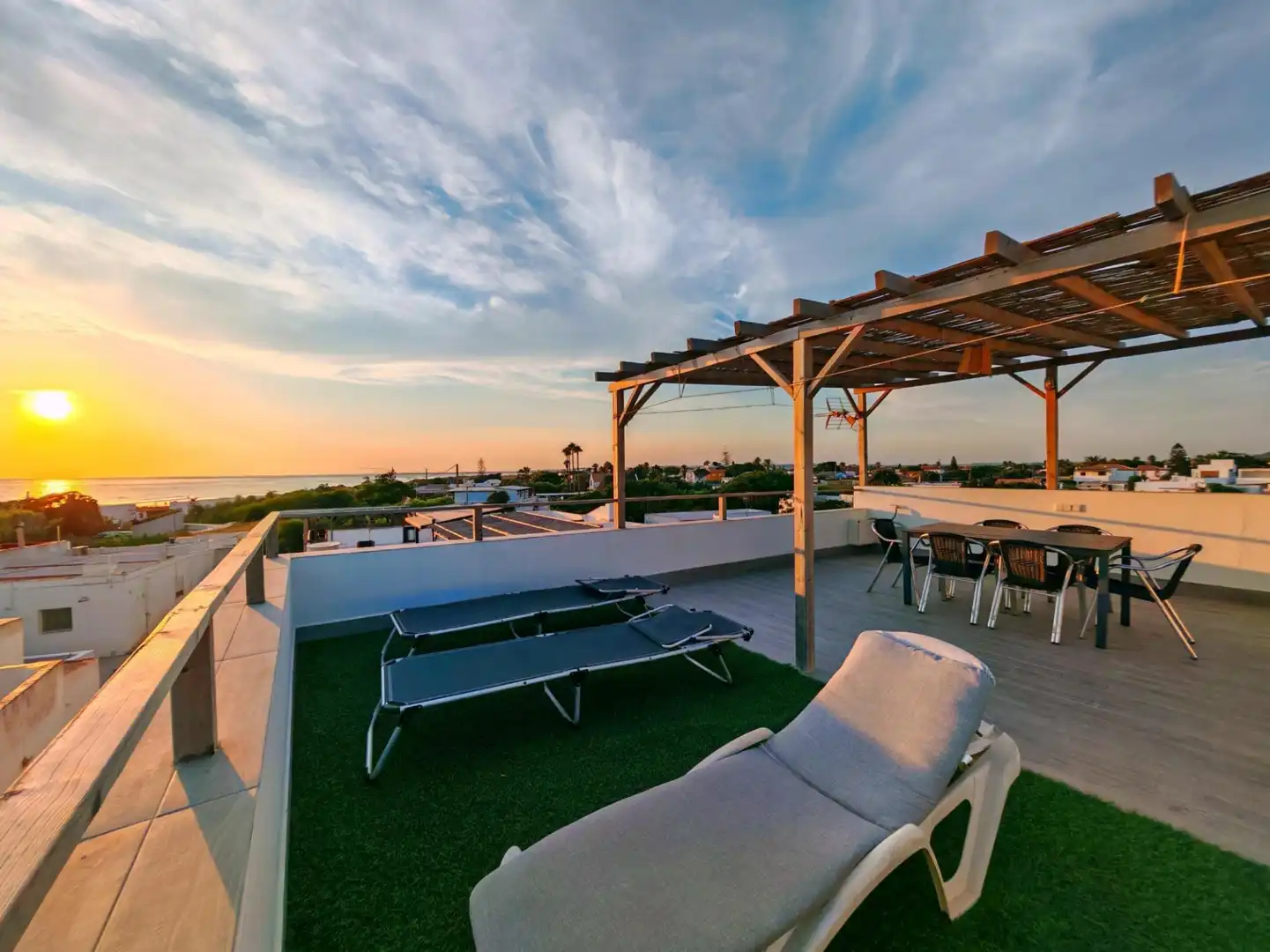 Terrace of Houses for sale in Vejer de la Frontera  with Air Conditioner, Terrace and Furnished