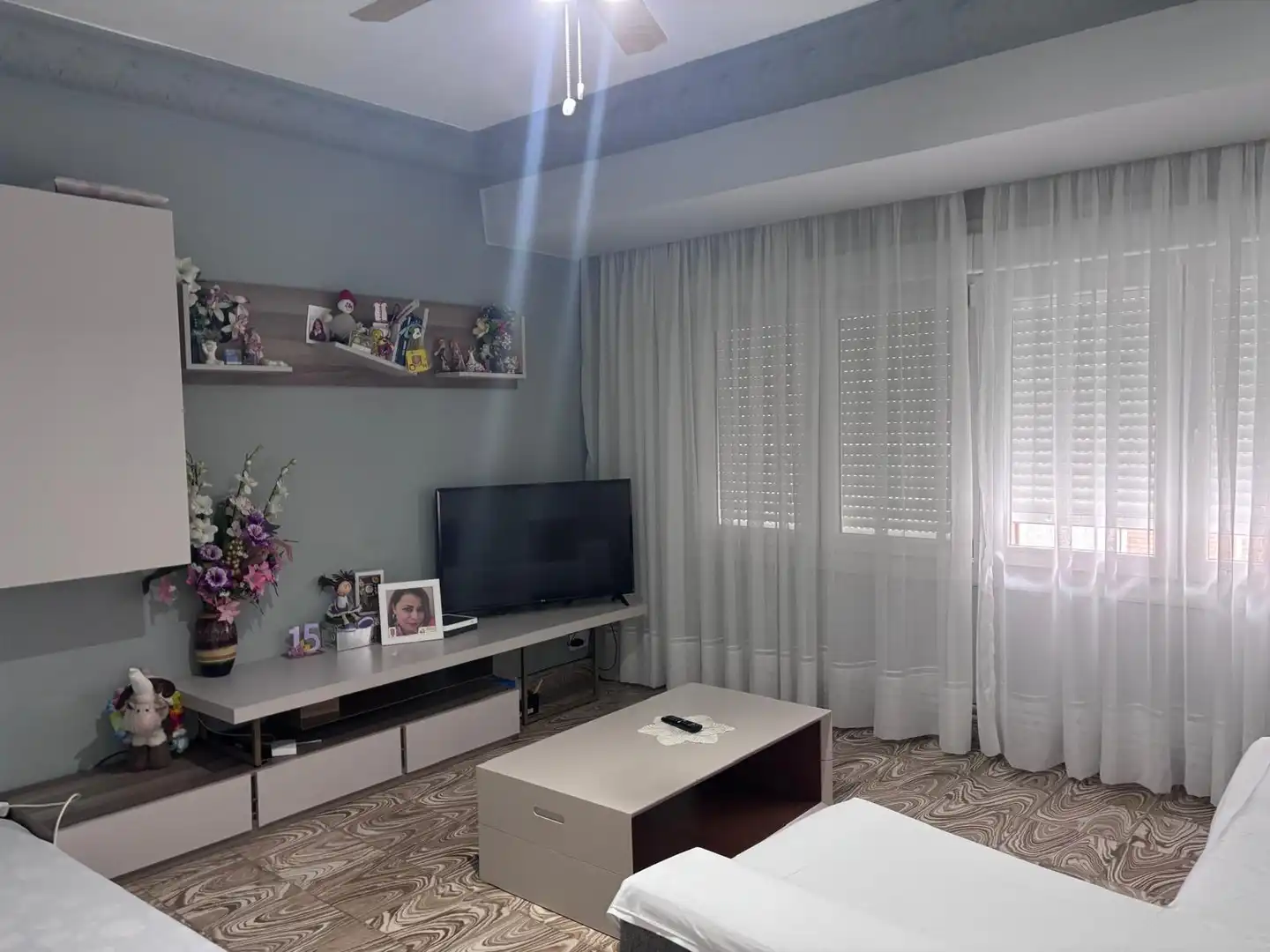 Sala de estar de Piso en venta en Calahorra con Calefacción, Terraza y Amueblado