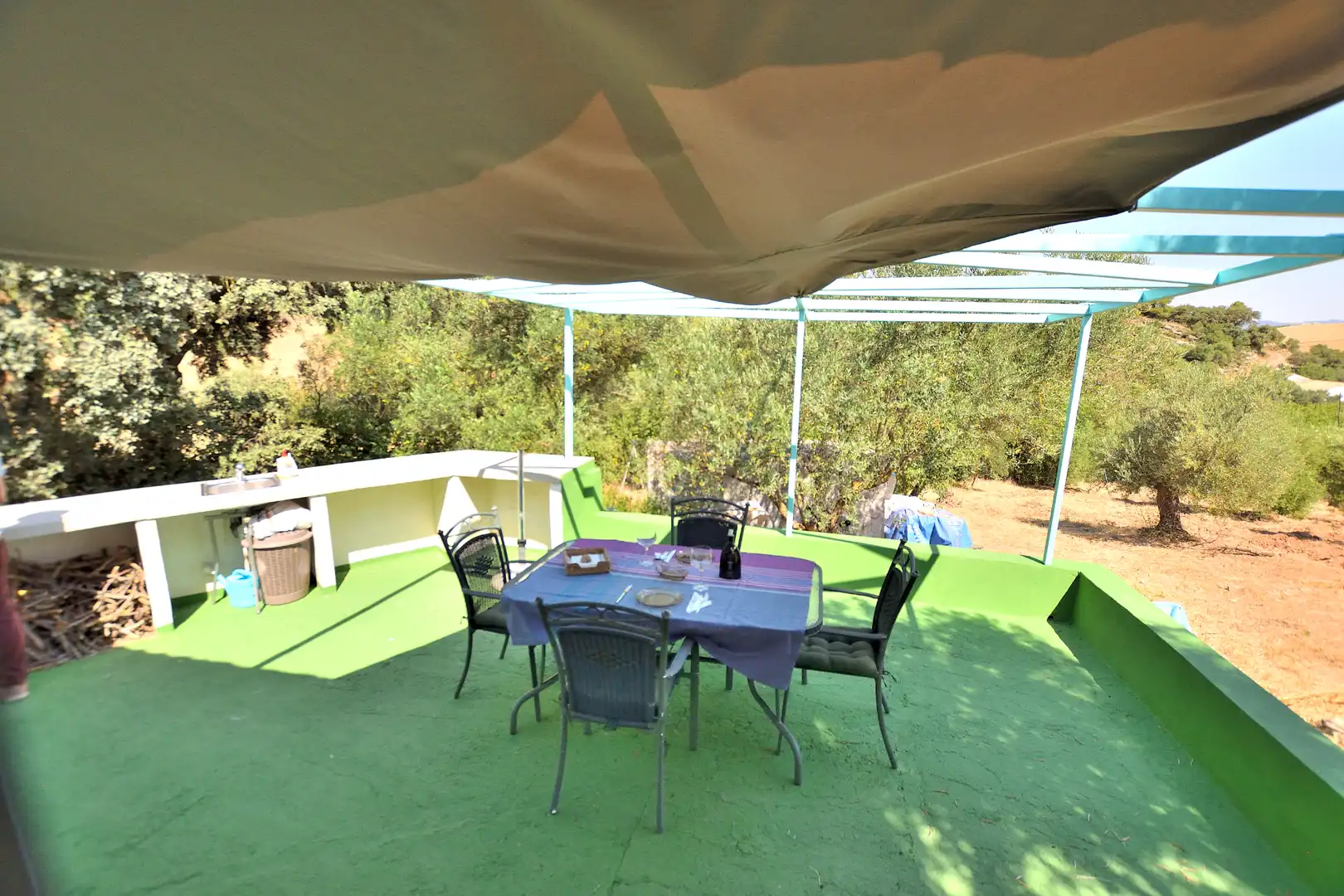 Terrasse von Country house zum Verkauf in Ronda mit Klimaanlage und Terrasse