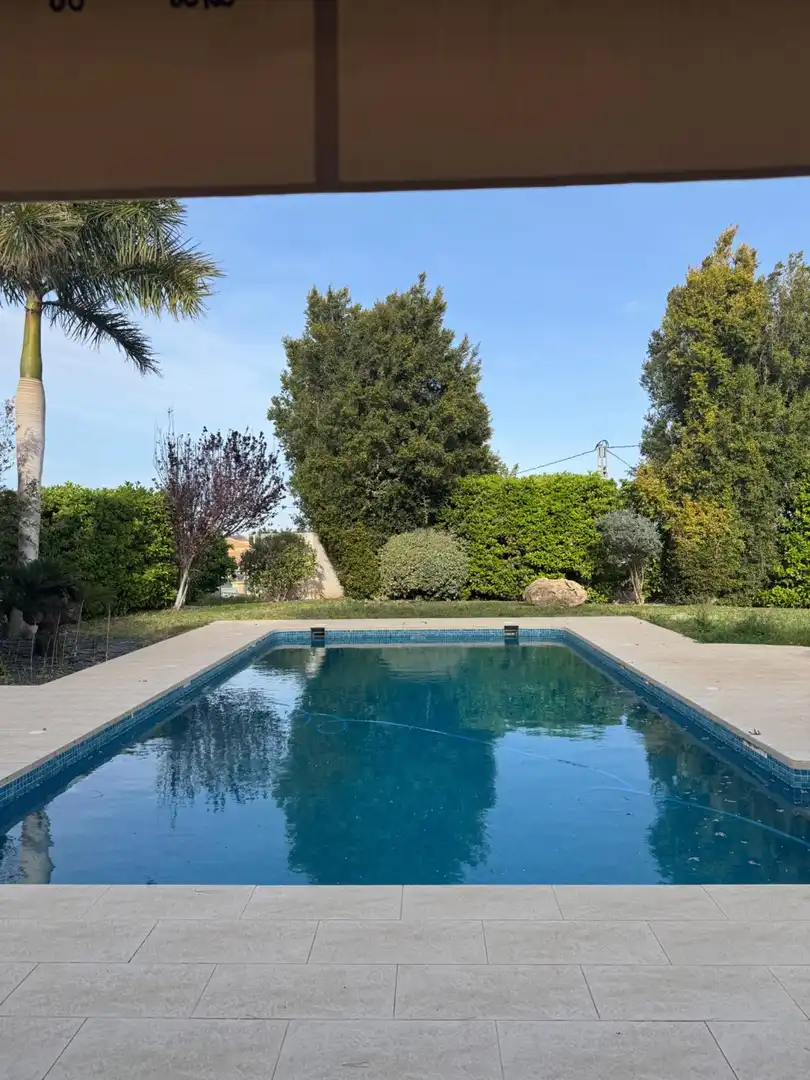 Piscina de Casa o xalet en venda en Elche / Elx amb Aire condicionat, Calefacció i Jardí privat