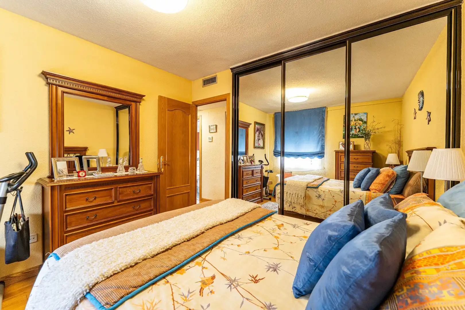 Schlafzimmer von Wohnung zum Verkauf in Fuenlabrada mit Klimaanlage, Heizung und Terrasse