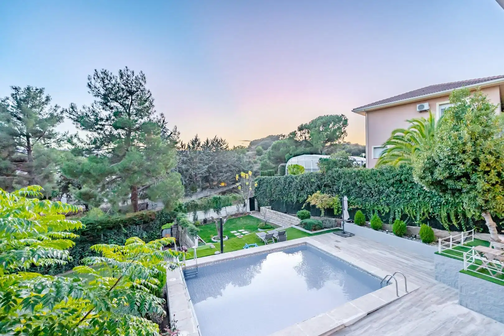 Swimming pool of Houses for sale in Valdemorillo  with Heating, Private garden and Terrace