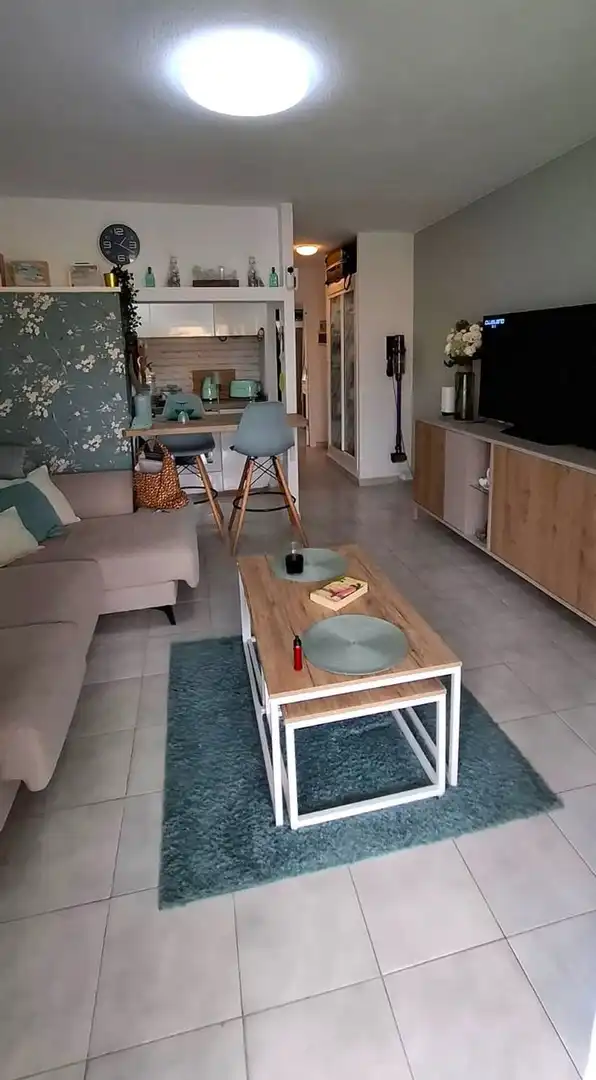 Sala de estar de Apartamento en venta en La Oliva con Aire acondicionado, Terraza y Alarma