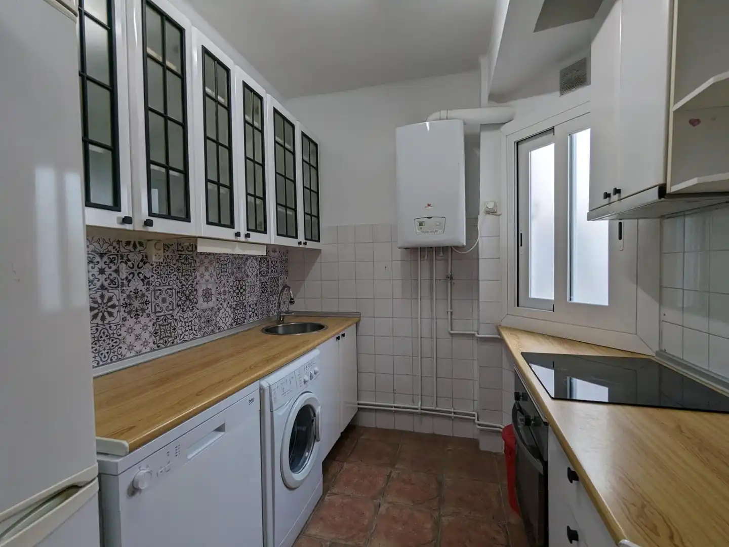 Kitchen of Attic for rent in Madrid  with Air Conditioner, Heating and Terrace