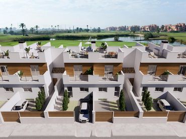 Casa aparellada amb piscina en venda a Las Lomas de Rame - Bahía Bella
