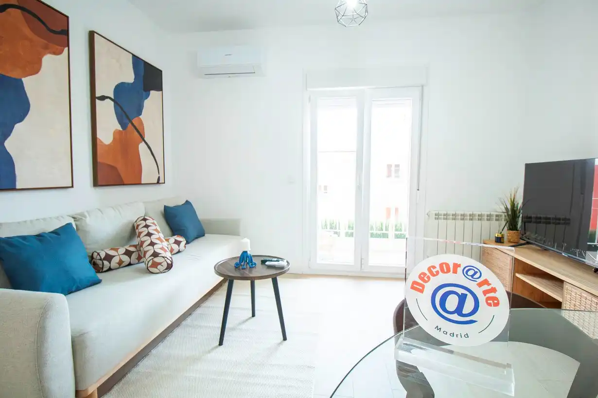Sala de estar de Piso en venta en Madrid con Aire acondicionado, Calefacción y Parquet