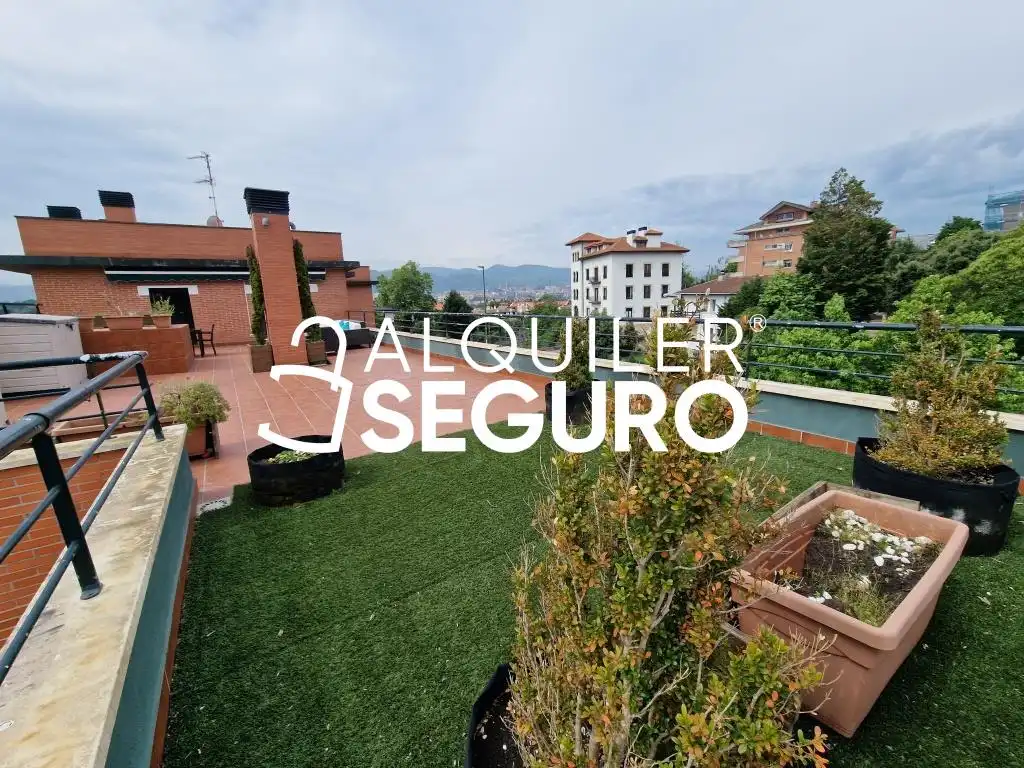 Terraza de Piso de alquiler en Getxo  con Calefacción, Terraza y Trastero