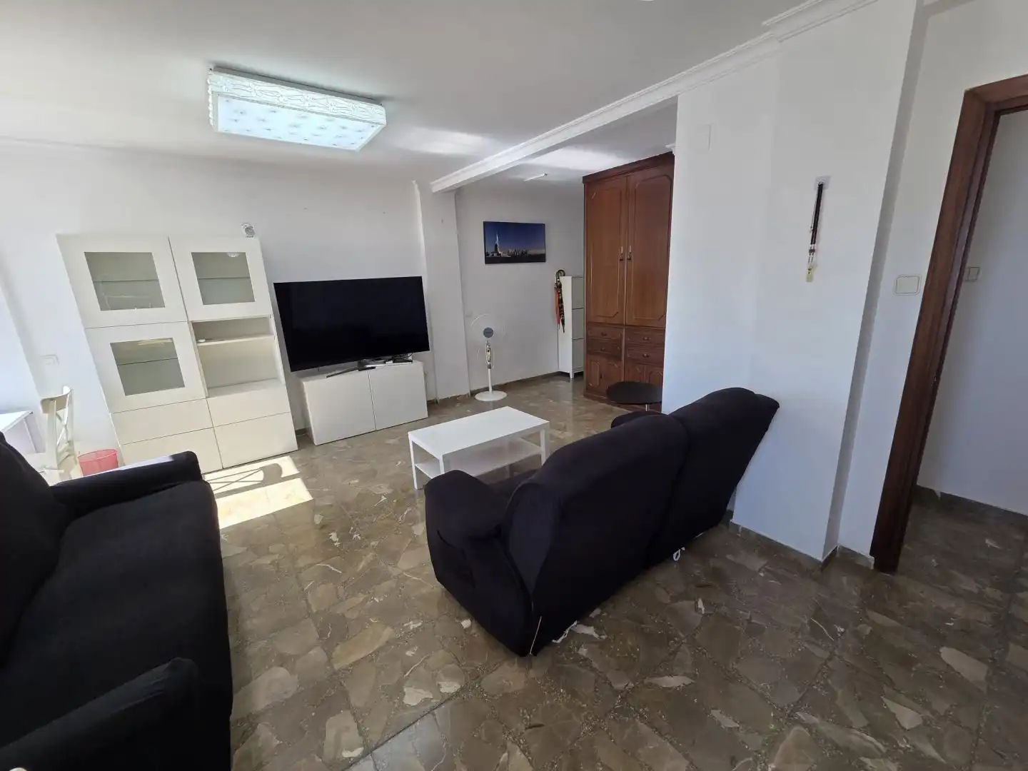 Sala de estar de Piso de alquiler en Málaga con Aire acondicionado y Amueblado