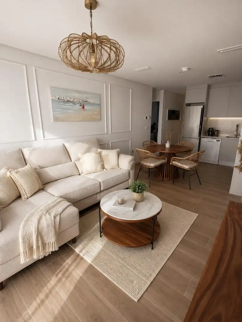 Sala d'estar de Apartament en venda en Madrid amb Terrassa