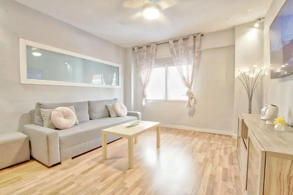 Wohnzimmer von Wohnung zur Miete in Murcia mit Klimaanlage und Möbliert