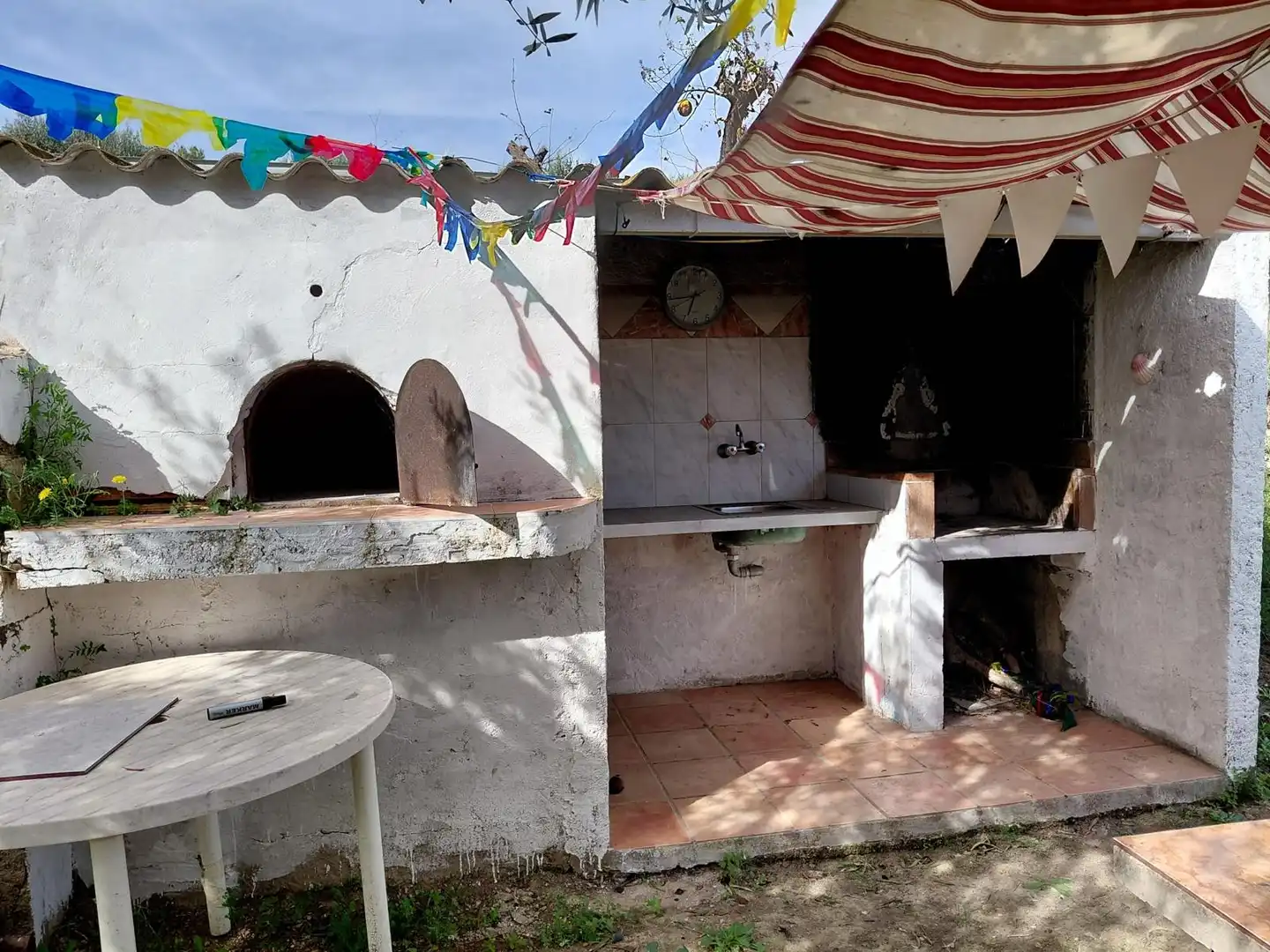 Cocina de Casa o chalet en venta en Castell de Castells con Jardín privado, Terraza y Amueblado